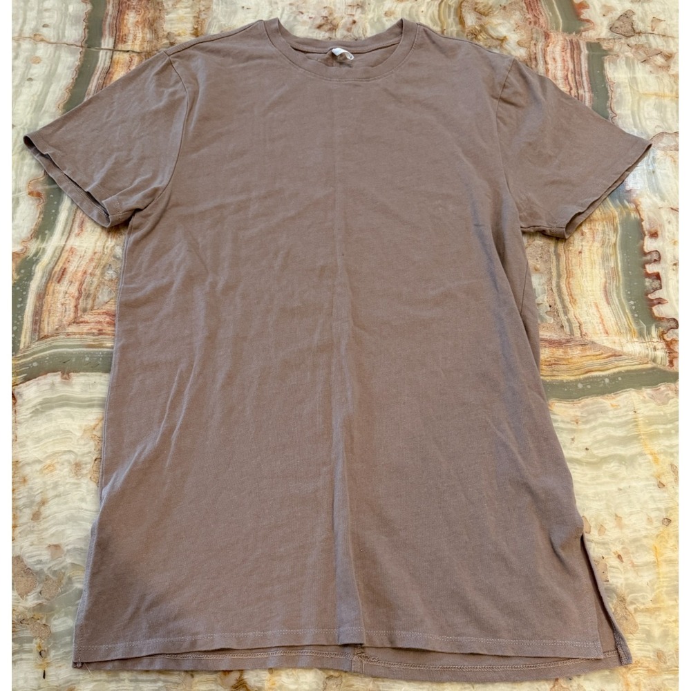 Essentials Fear of God Mens T-Shirt Taupe Short Sleeve Crew Neck‎ Streetwear L